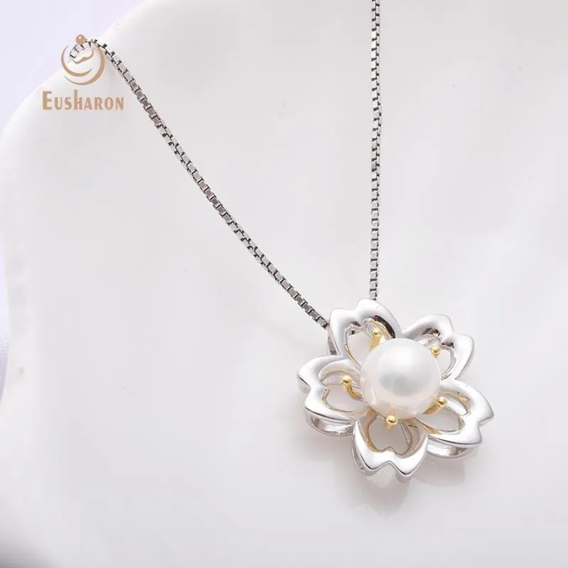 10 PCS Cherry Blossom Freshwater Pearl Pendant