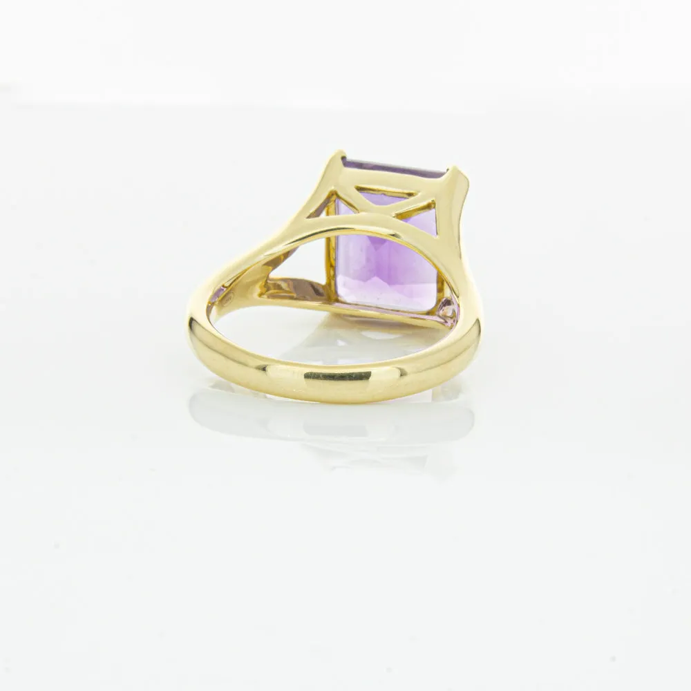 14ct Yellow Gold Amethyst Verona Ring