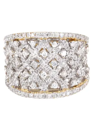 14K Ladies Diamond Cocktail Ring | 1.26 Carats | 8.77 Grams