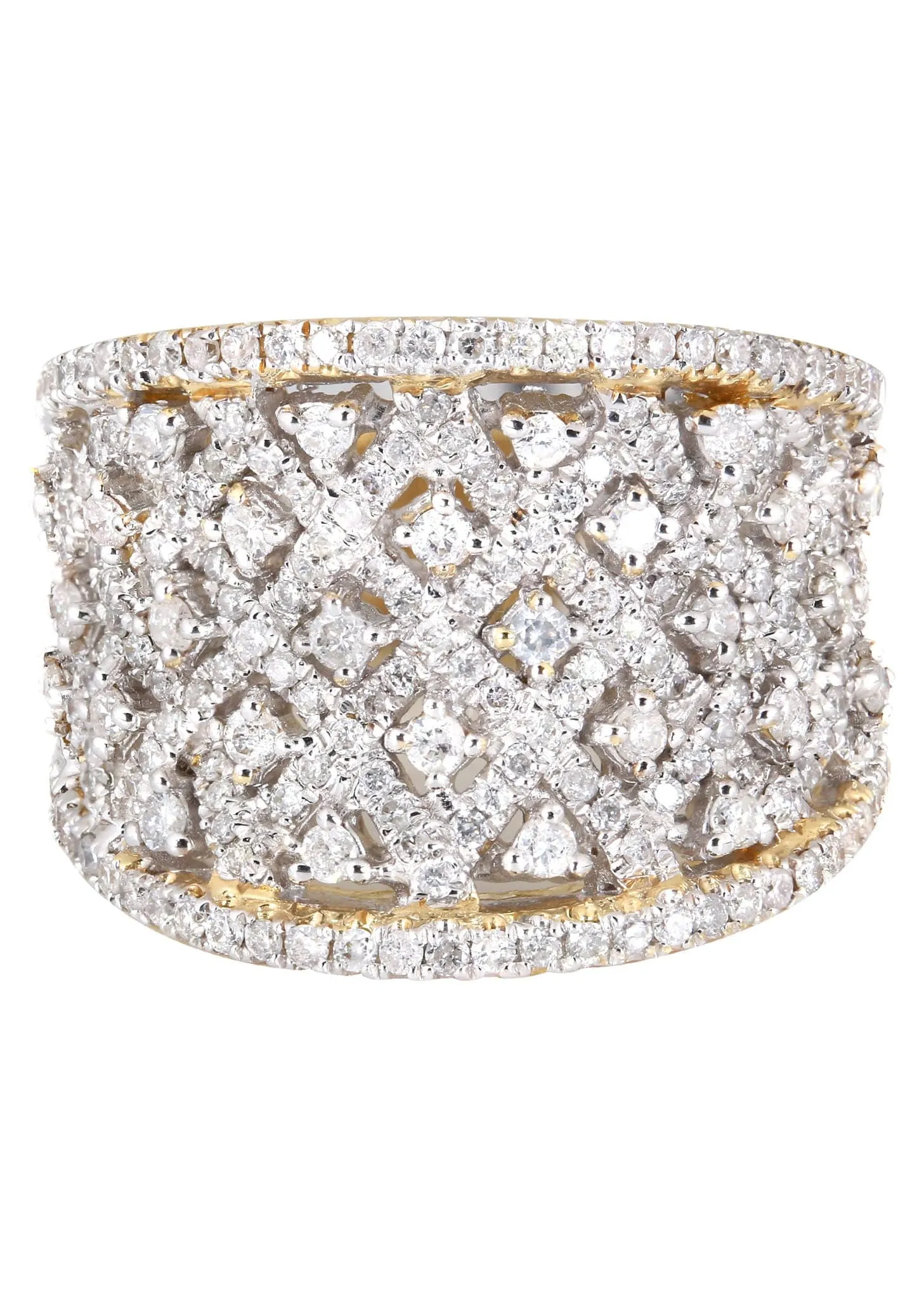 14K Ladies Diamond Cocktail Ring | 1.26 Carats | 8.77 Grams