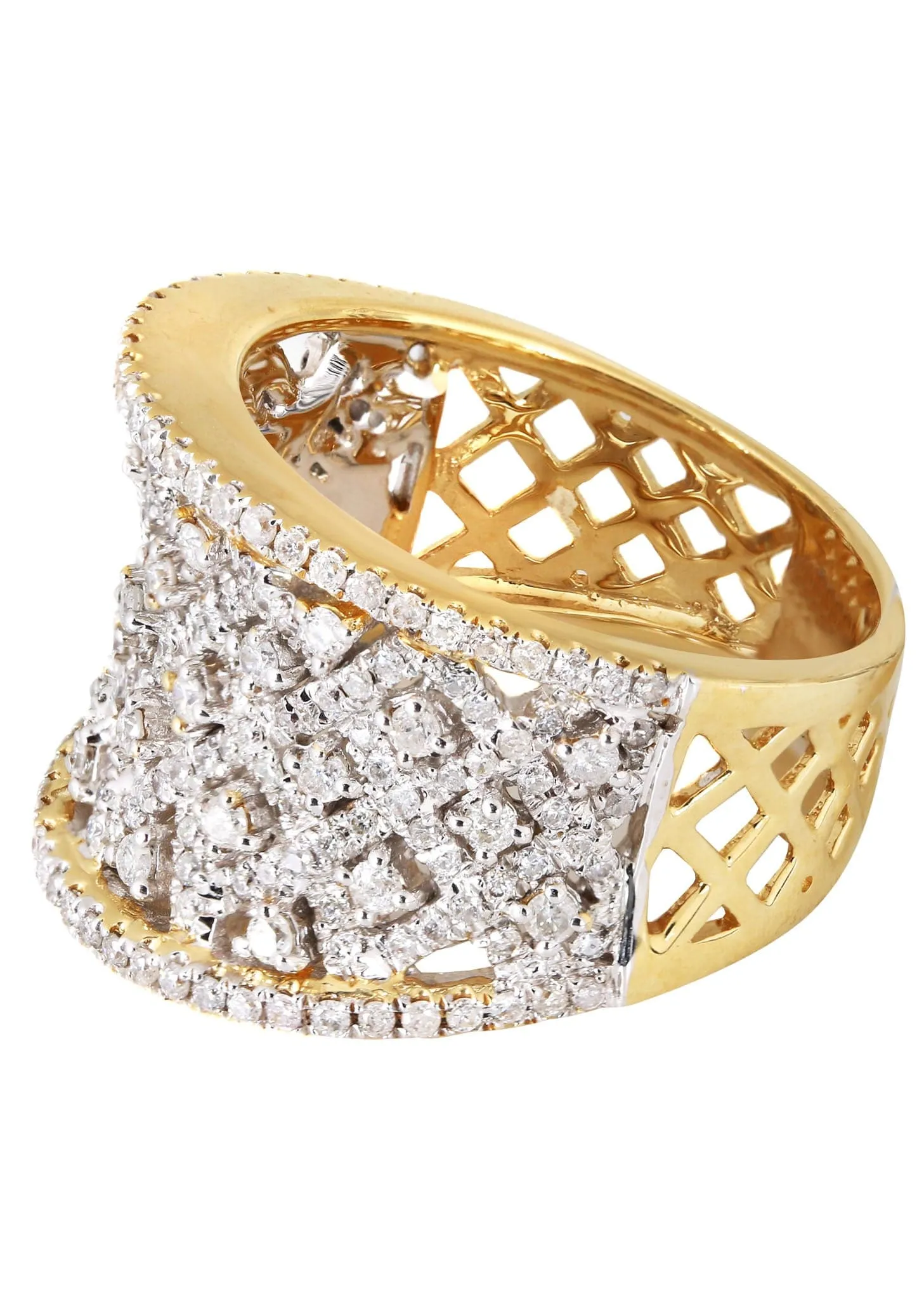 14K Ladies Diamond Cocktail Ring | 1.26 Carats | 8.77 Grams