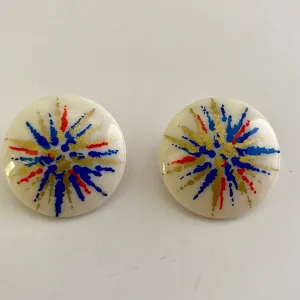 1988 Avon Firework Earrings