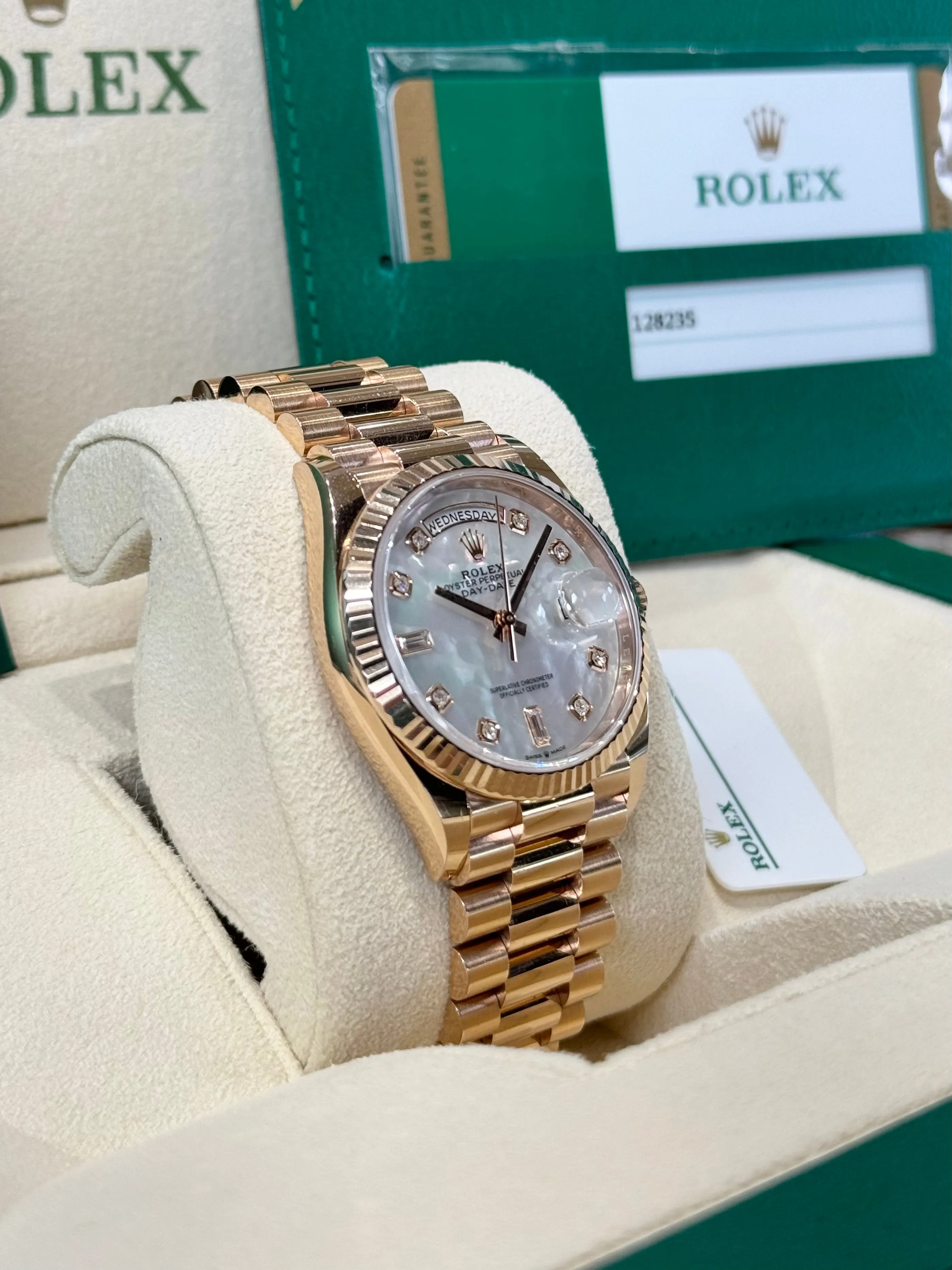 2018 Rolex Day-Date 36 128235