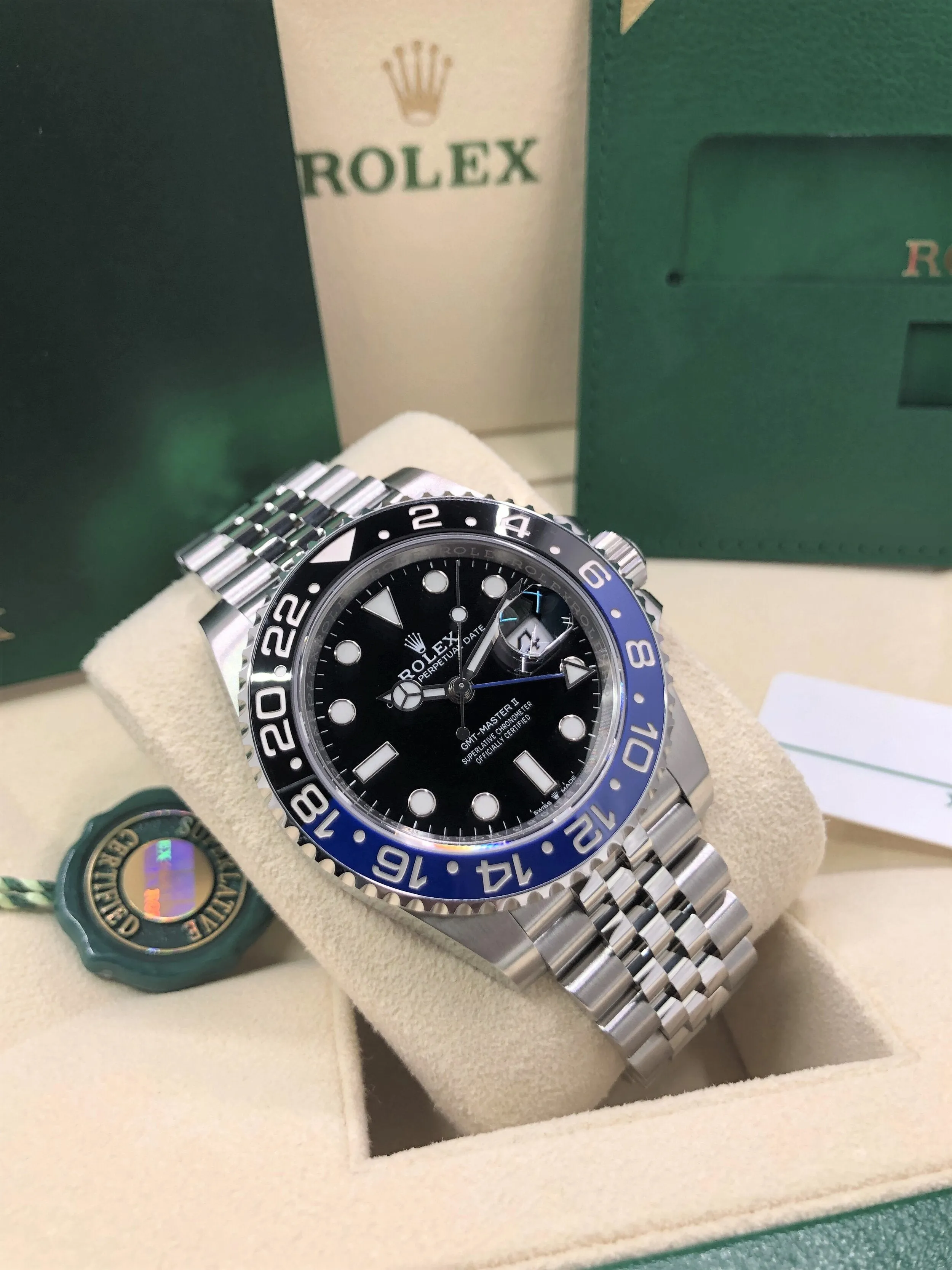 2022 Rolex GMT-Master II Batgirl 126710BLNR