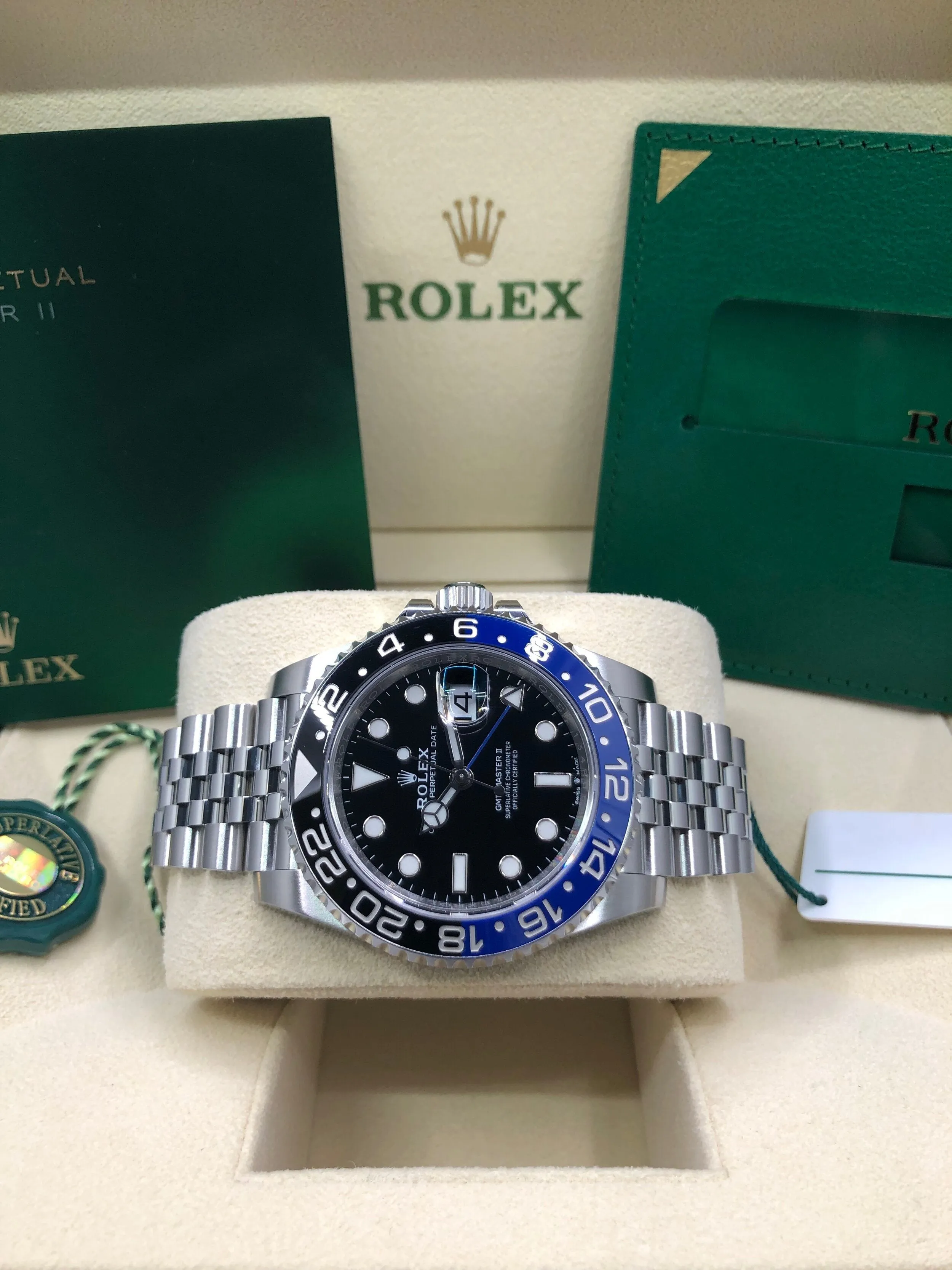 2022 Rolex GMT-Master II Batgirl 126710BLNR