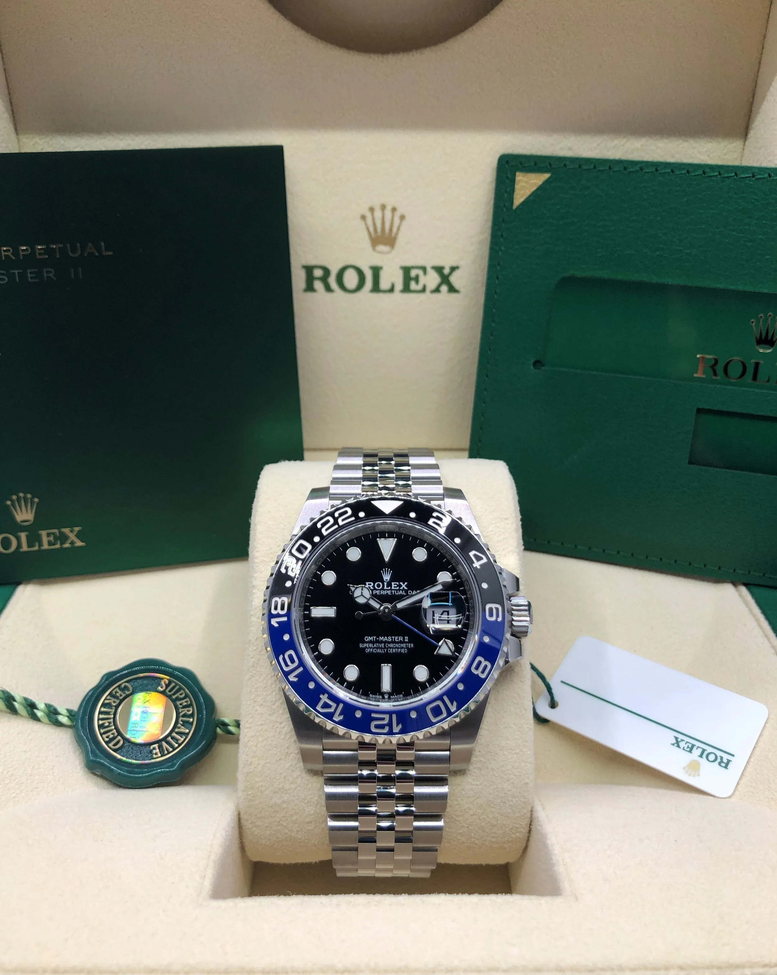 2022 Rolex GMT-Master II Batgirl 126710BLNR