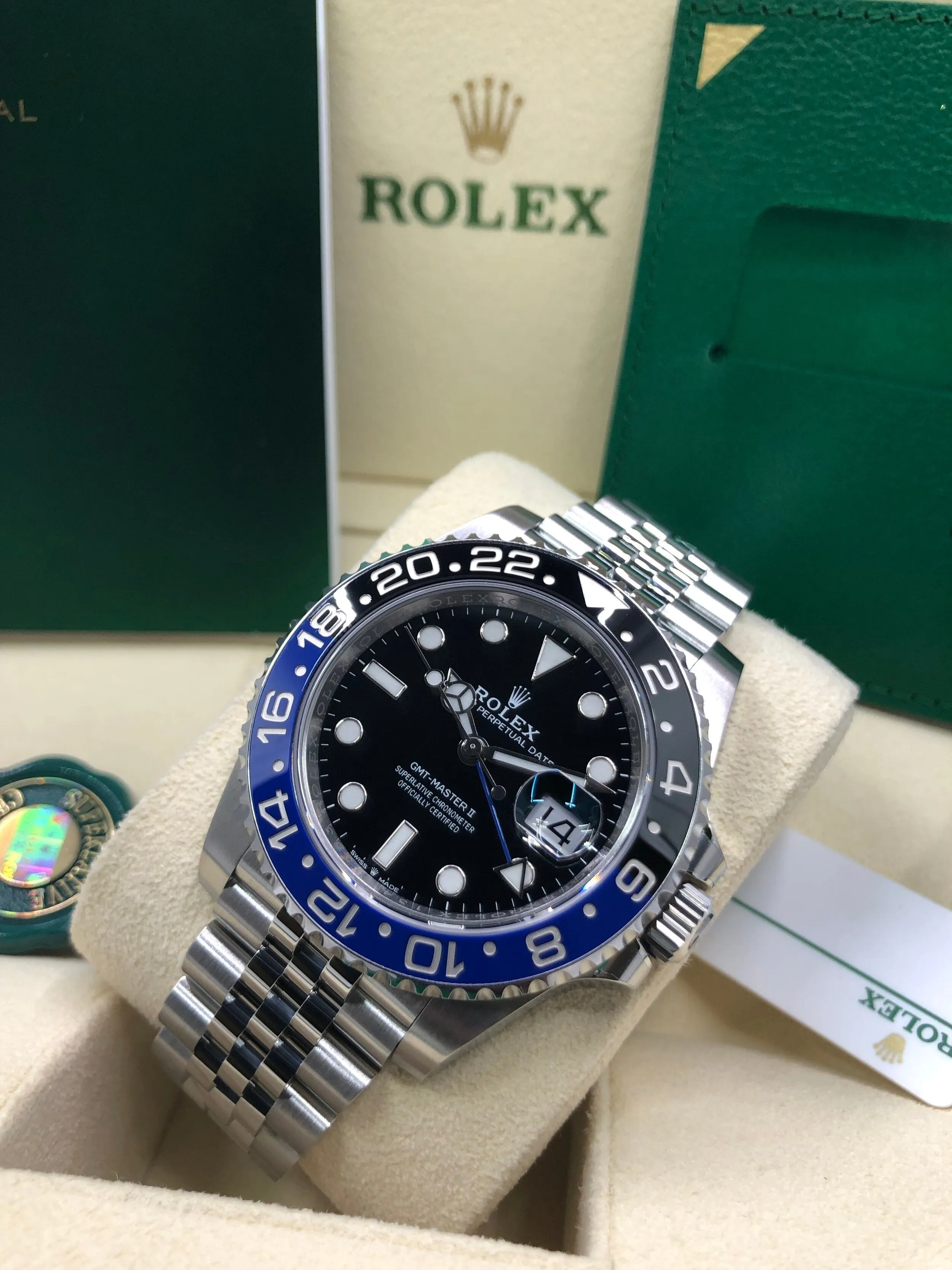 2022 Rolex GMT-Master II Batgirl 126710BLNR