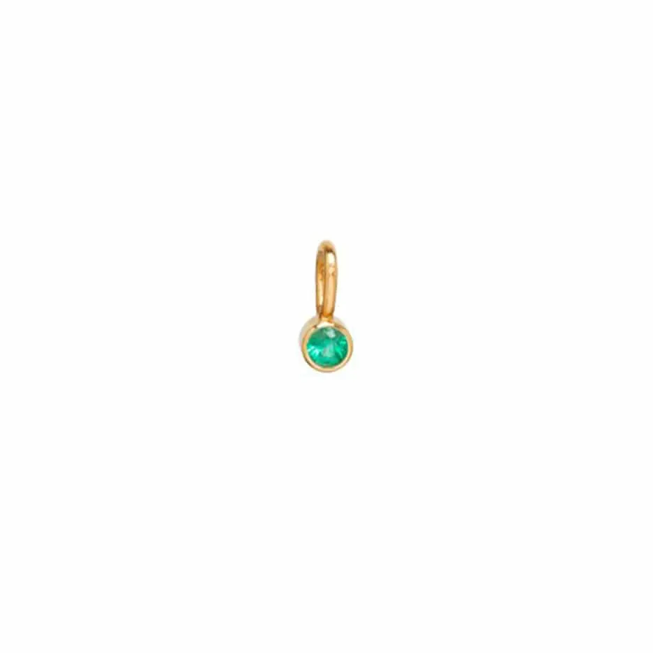 3mm EMERALD CHARM