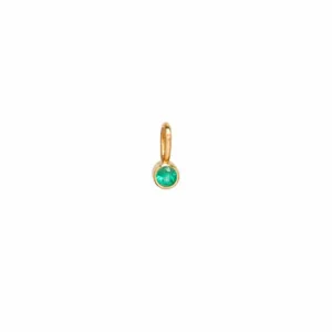 3mm EMERALD CHARM