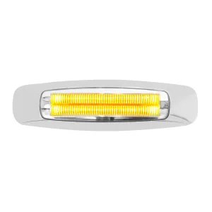 5-3/4" RECT. PRIME AMBER/CLEAR 4 LED DUAL FUNCTION LIGHT