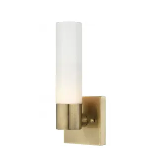 Aero 1 Lt Antique Brass ADA Wall Sconce