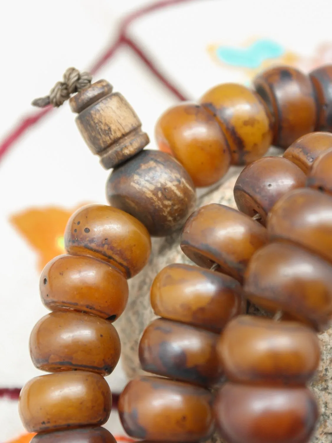 Aged Copal Himalayan Mala