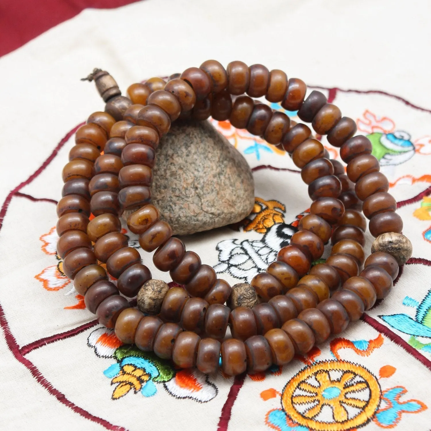 Aged Copal Himalayan Mala