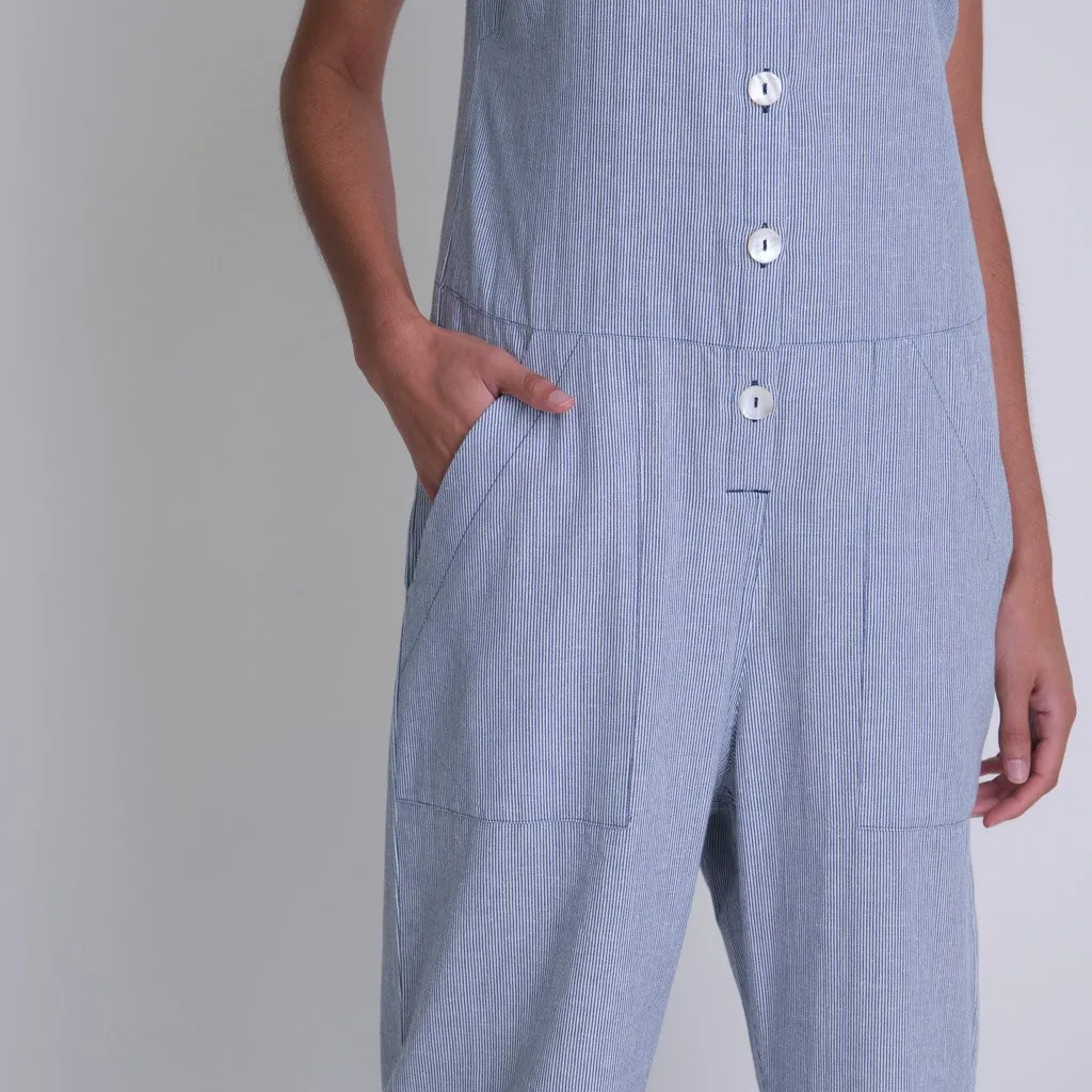 Amber Striped Jumpsuit