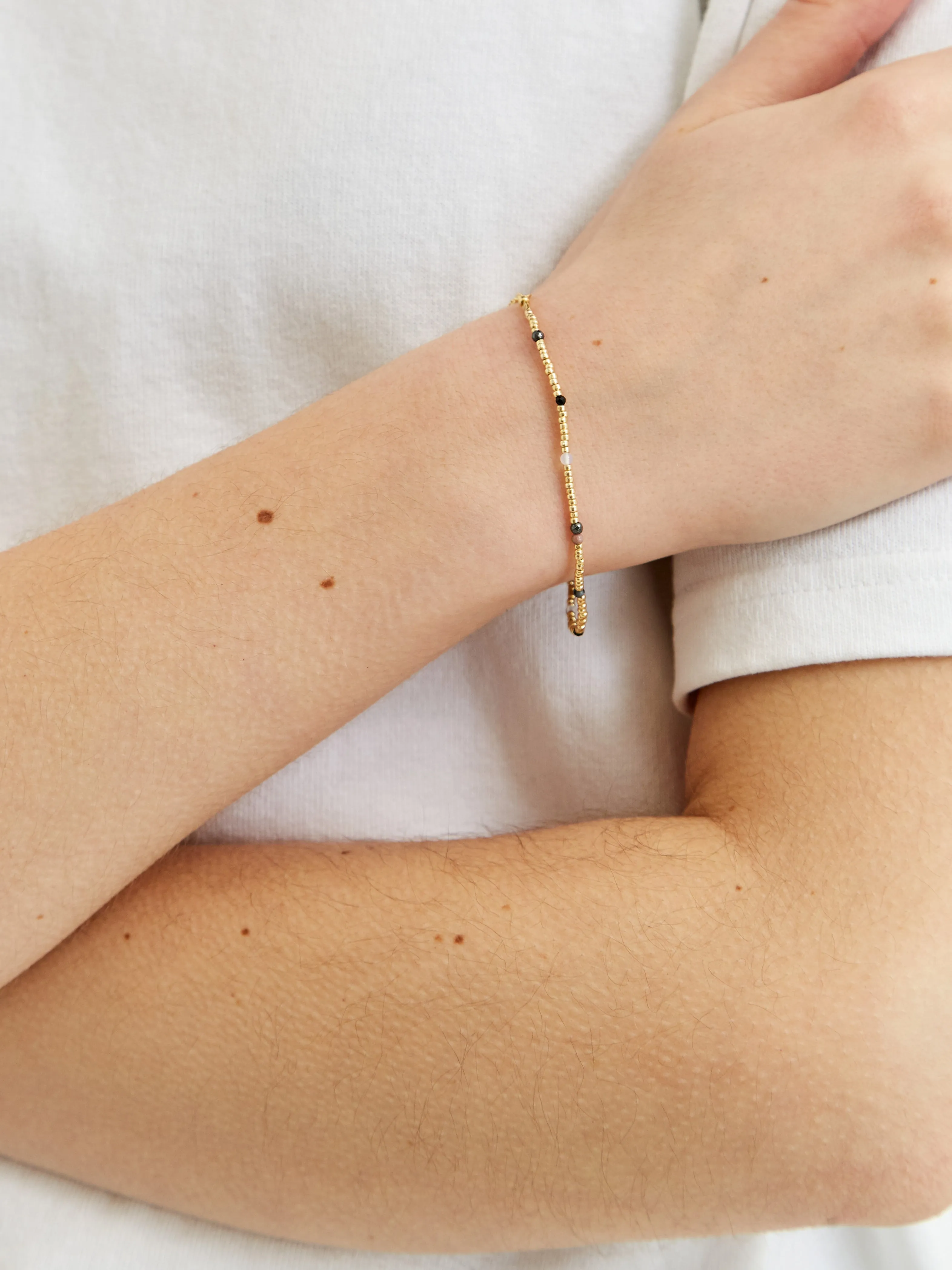 Anni Lu Willow Bracelet - Pale Gold