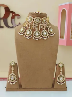 Antique Rajwadi Choker Set