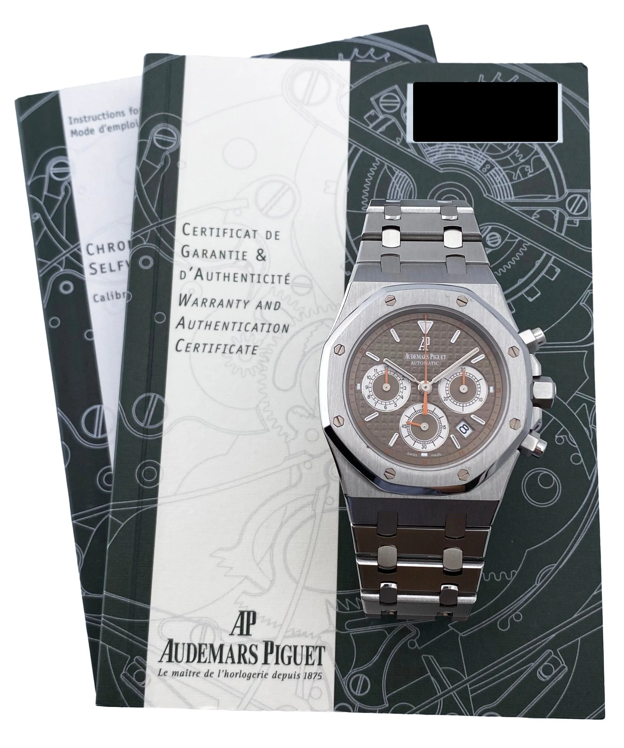 Audemars Piguet 26300ST Brown Dial Mens Watch With Papers