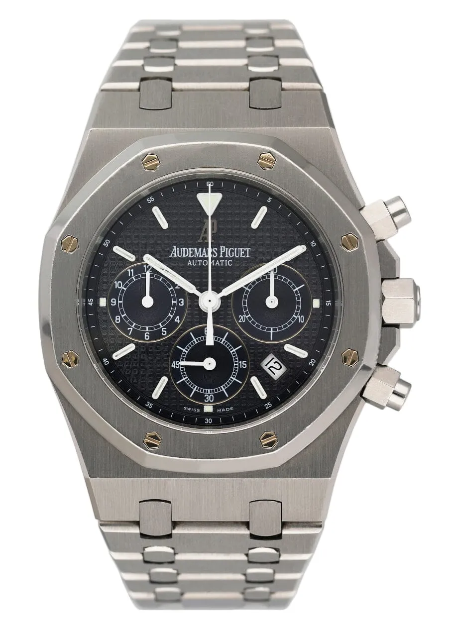 Audemars Piguet Royal Oak 25860ST Blue Dial Mens Watch With Papers