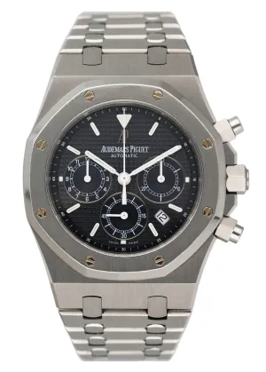 Audemars Piguet Royal Oak 25860ST Blue Dial Mens Watch With Papers