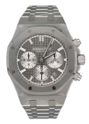 Audemars Piguet Royal Oak 26315ST Rutheniam Grey Dial Mens Watch Box Papers