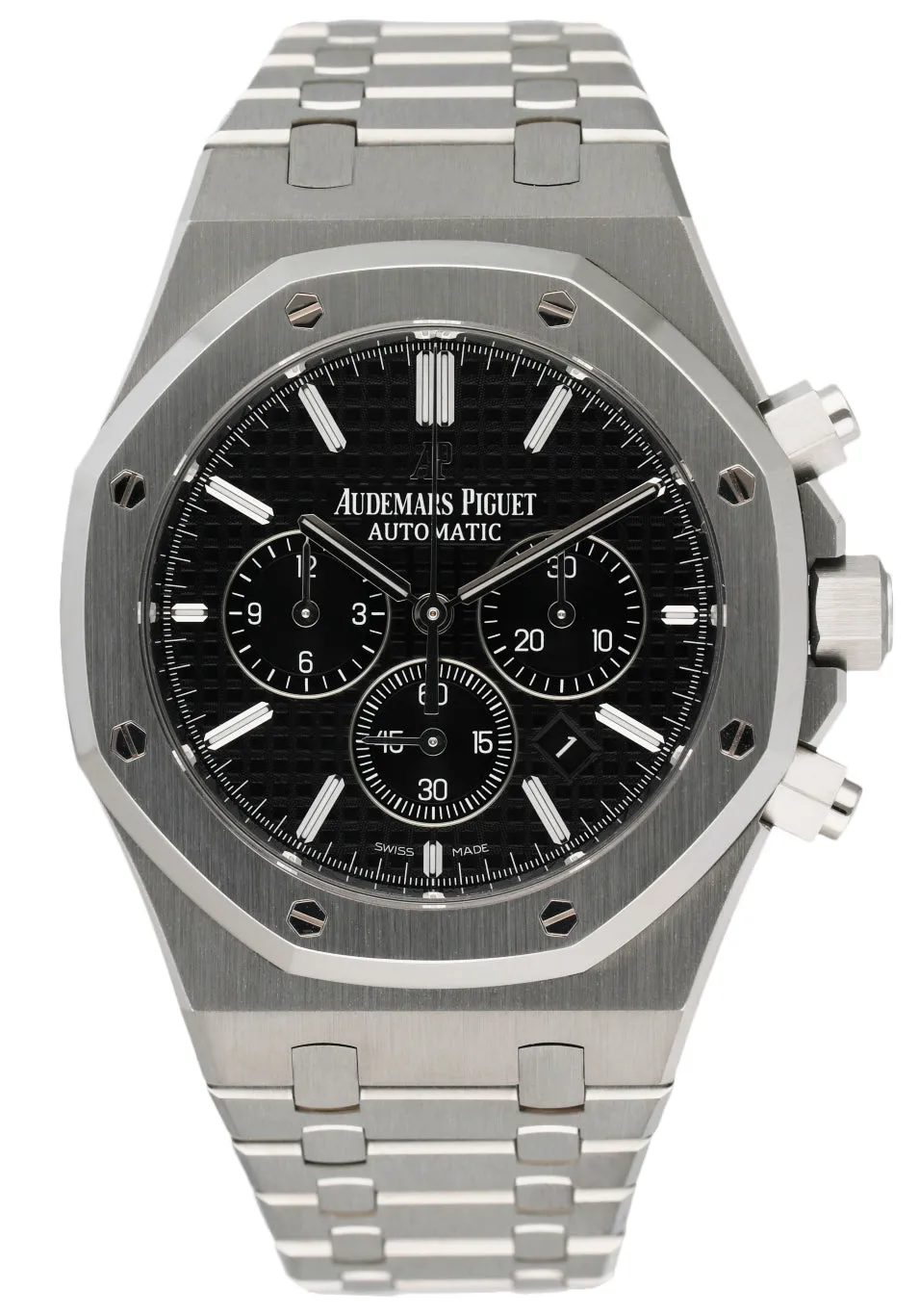 Audemars Piguet Royal Oak 26320ST Black Dial Mens Watch Box & Papers