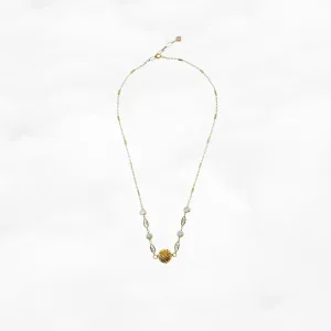 Auspicious Clouds Baroque Pearls Necklace Gold