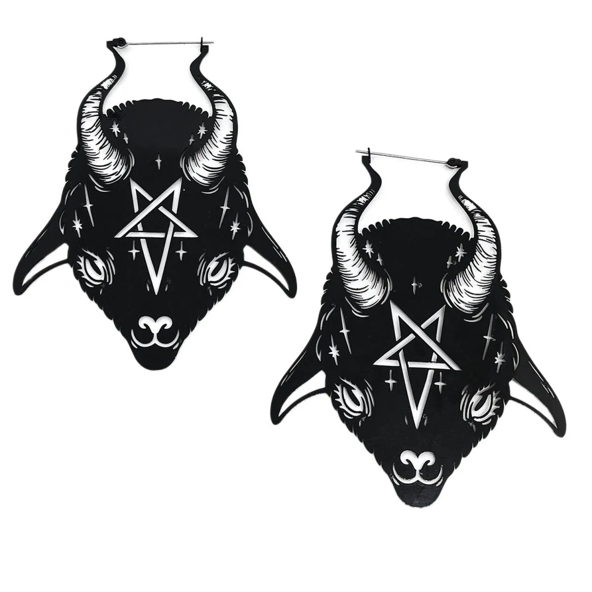 Baby Goat Devil Earrings