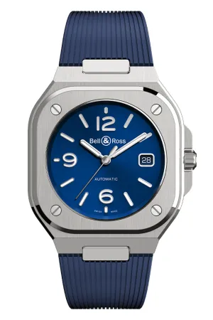 Bell & Ross BR05 Auto Blue Steel BR05A-BLU-ST/SRB