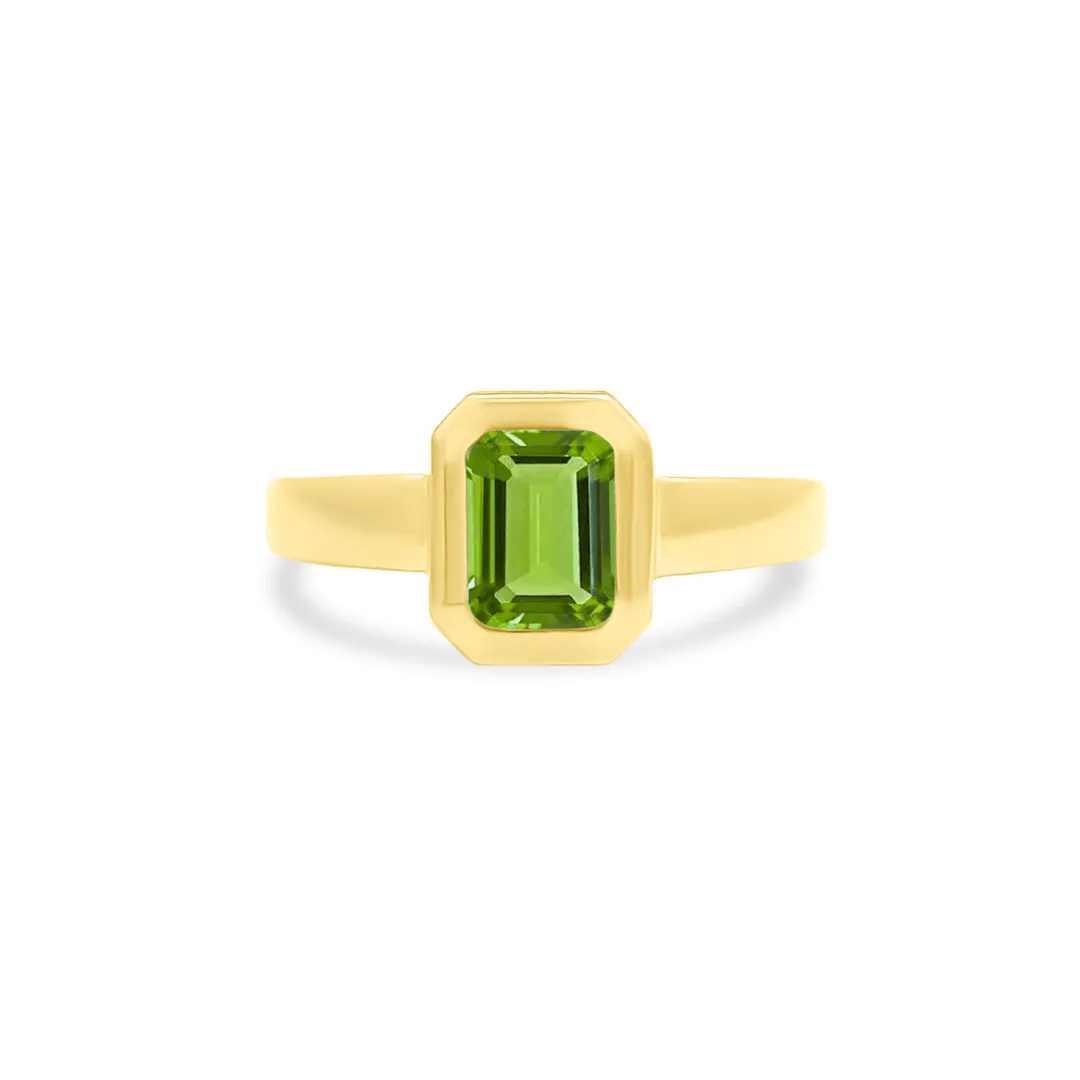 Bezel Set Gemstone Ring