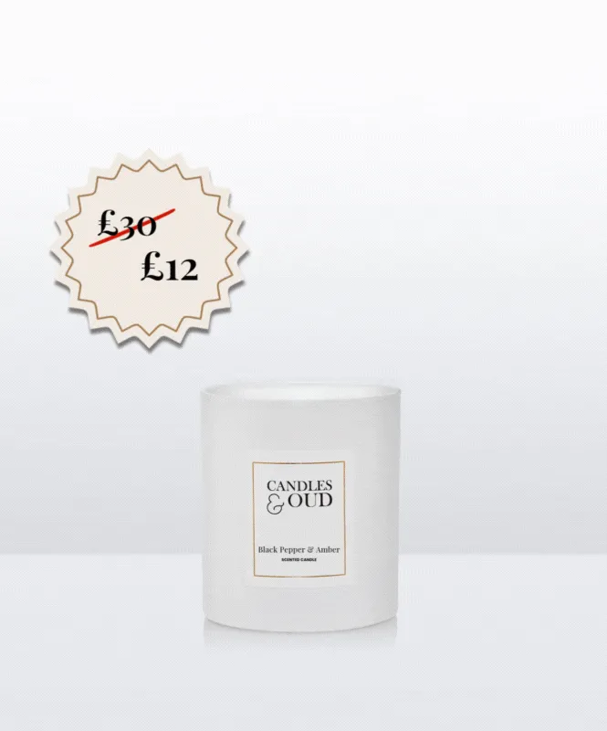 Black Pepper & Amber Candle