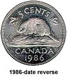 Canada Steel 2000 5 cents  (Elizabeth II) 3.95gr 0.945