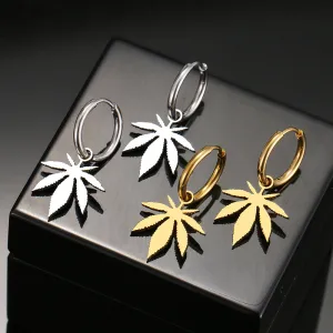 Cannabis Leaf Earrings