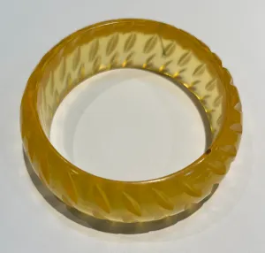 Carved Medium Copal Bangle