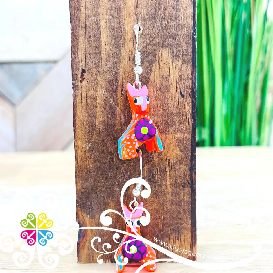 Cat Alebrije - Artisan Earrings