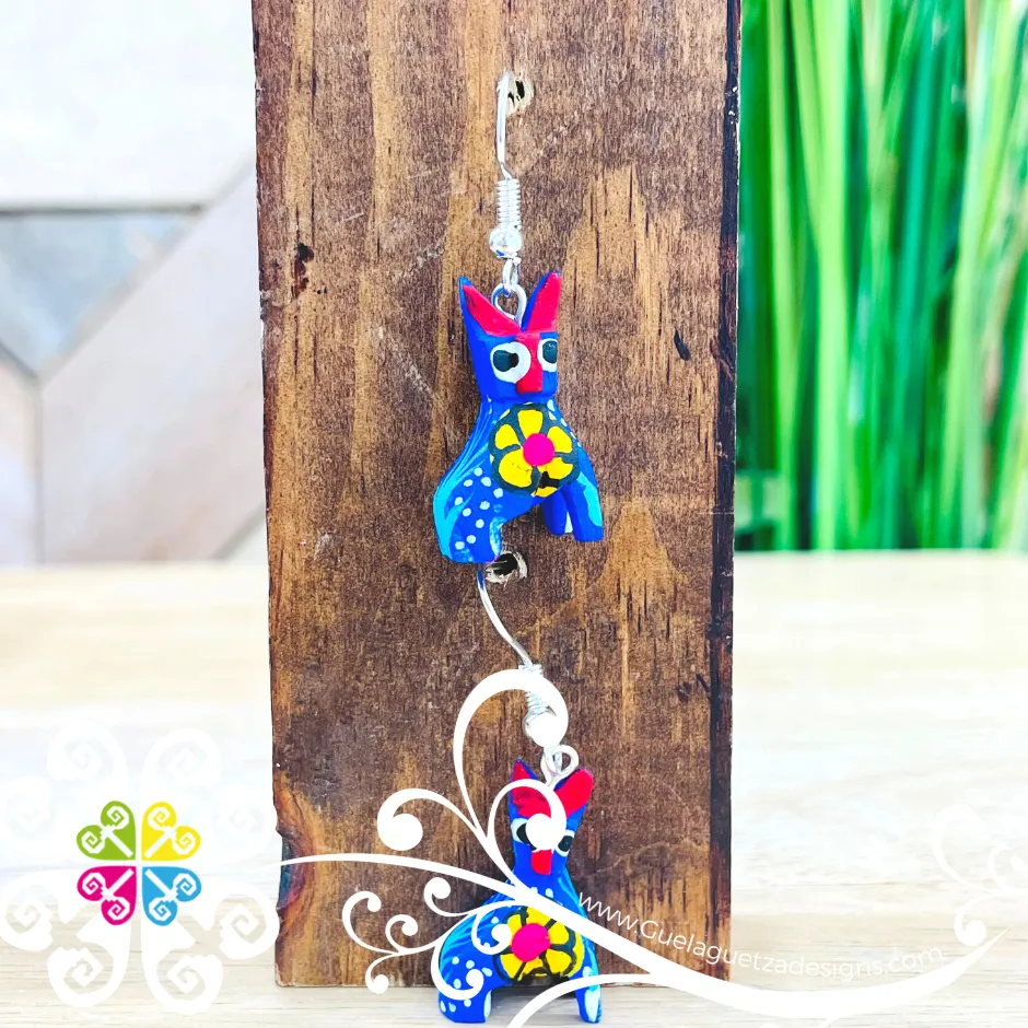 Cat Alebrije - Artisan Earrings