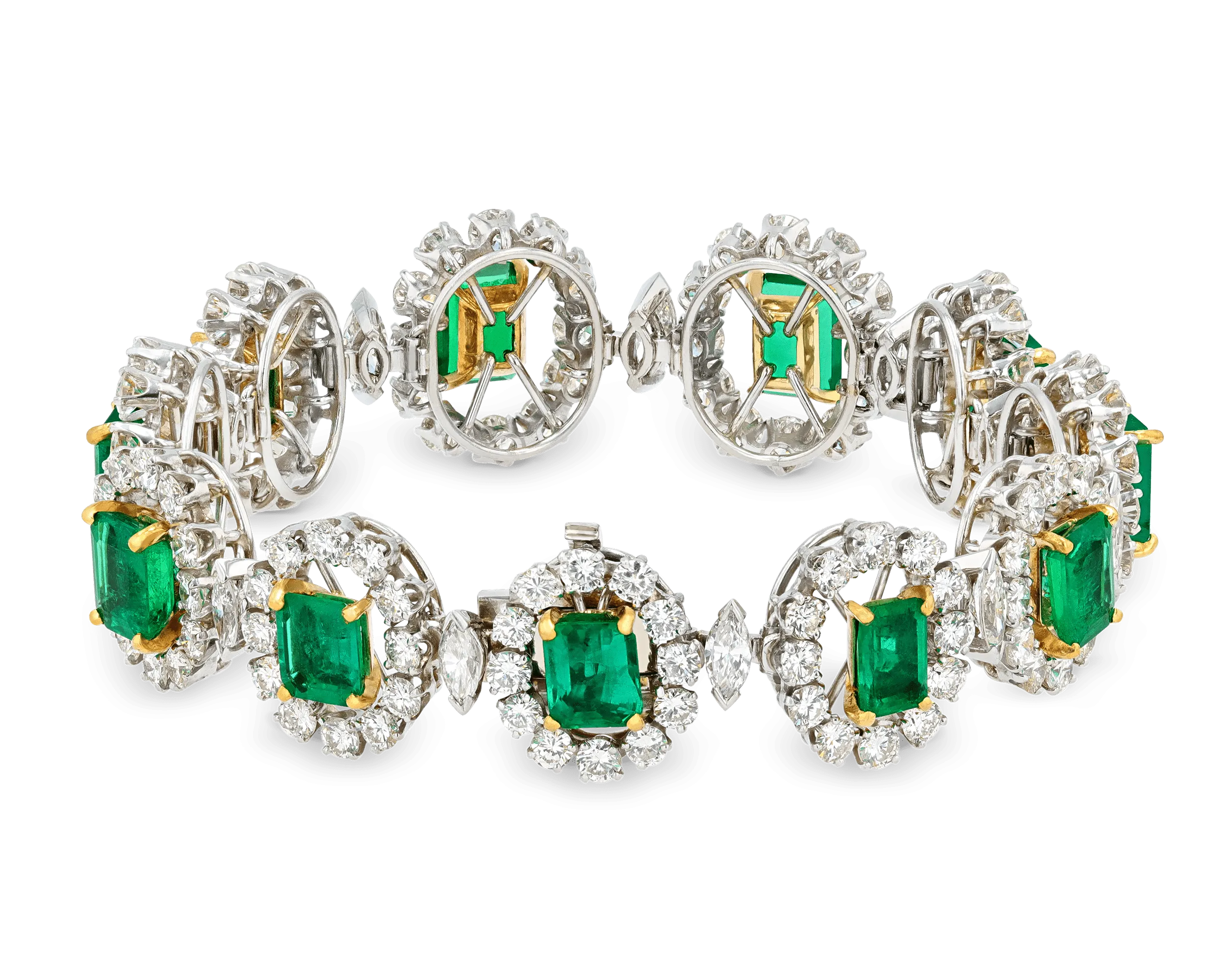 Colombian Emerald and Diamond Bracelet