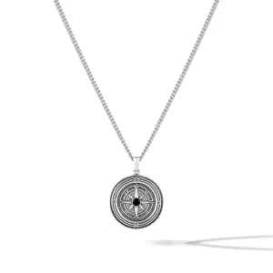 Compass Pendant - Sterling Silver