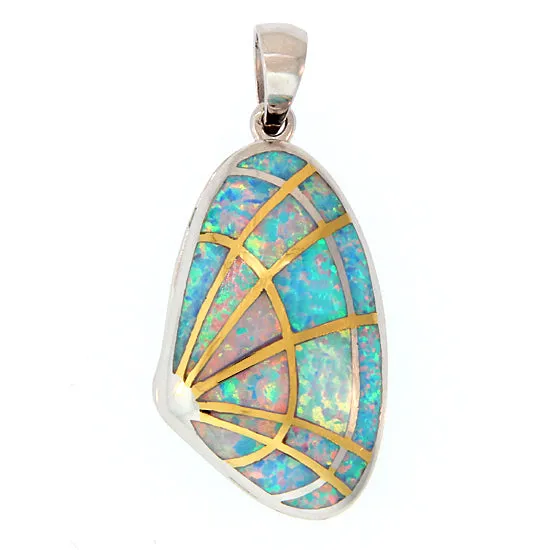 Coquina Shell Pendant, Sterling