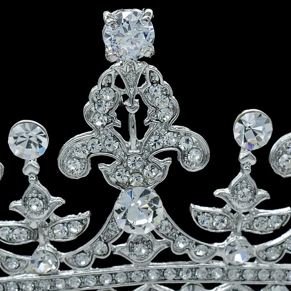 Crystals wedding bridal classic tiara crown diadem  05365R