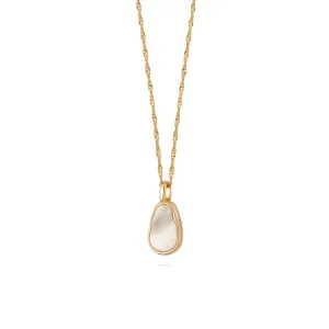 Daisy London Mother of Pearl Necklace, Gold