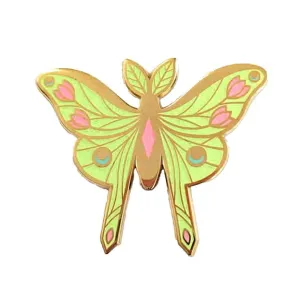 Enamel Pin - Luna Moth by Amber Leaders Designs