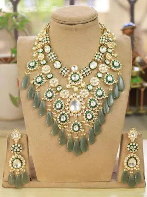 Exclusive Green Maharani Set