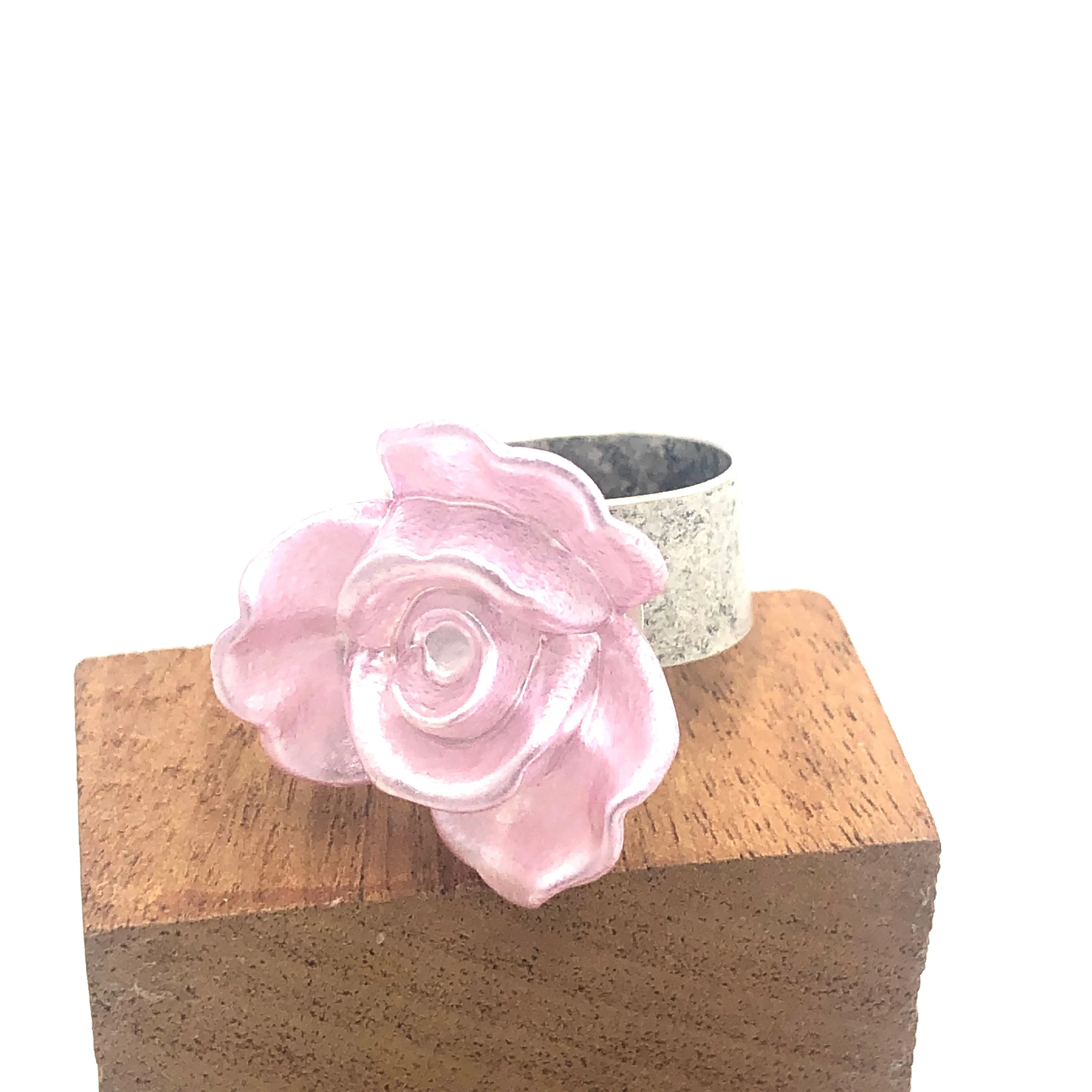 Flower Mini Corsage Cocktail Ring