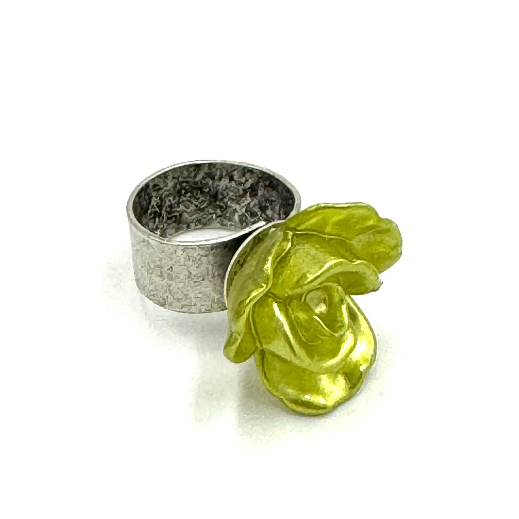 Flower Mini Corsage Cocktail Ring