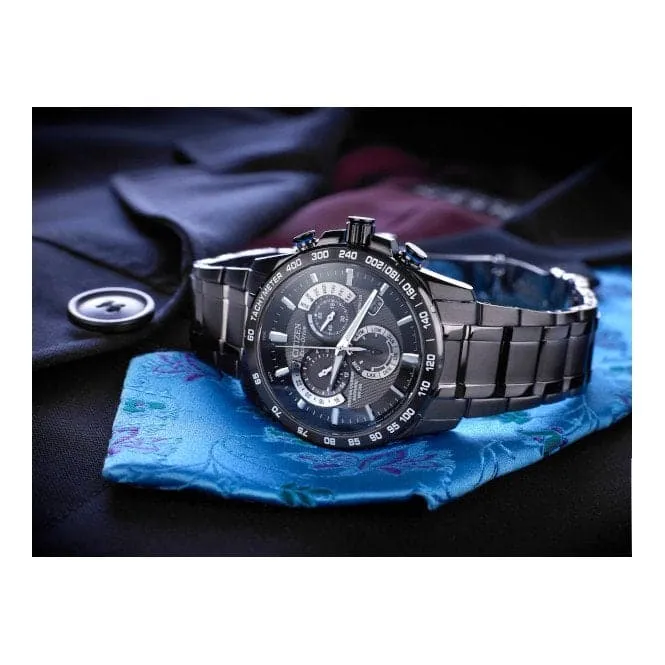 Gents Eco-Drive Chrono A.T WR200 Watch AT4007-54E