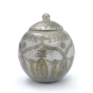 Glass Velas Sphere Jar