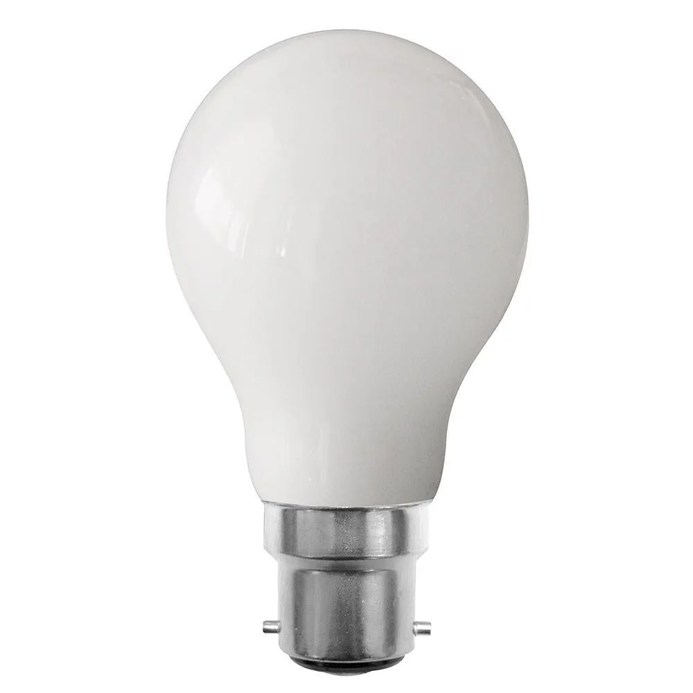 Globe LED Glass 8W 2700K Opal B22 Non-Dimmable