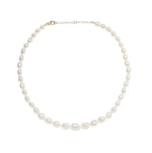 Graduated Baroque Pearl Necklace