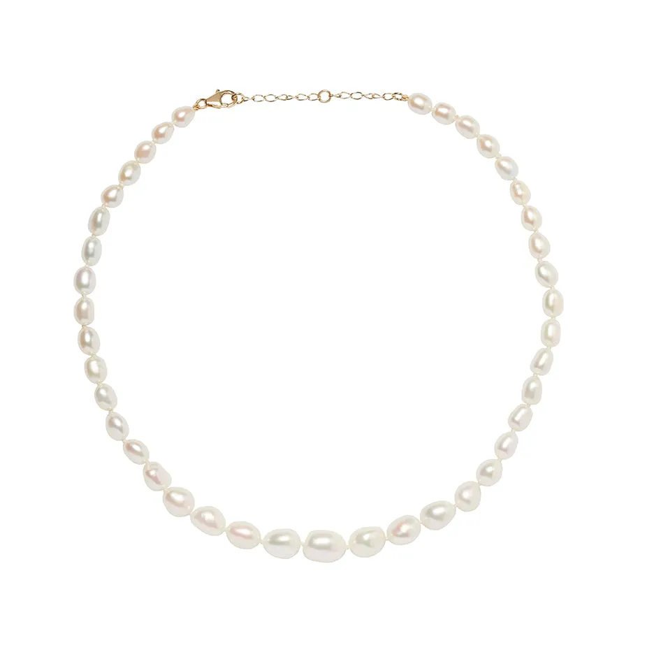 Graduated Baroque Pearl Necklace