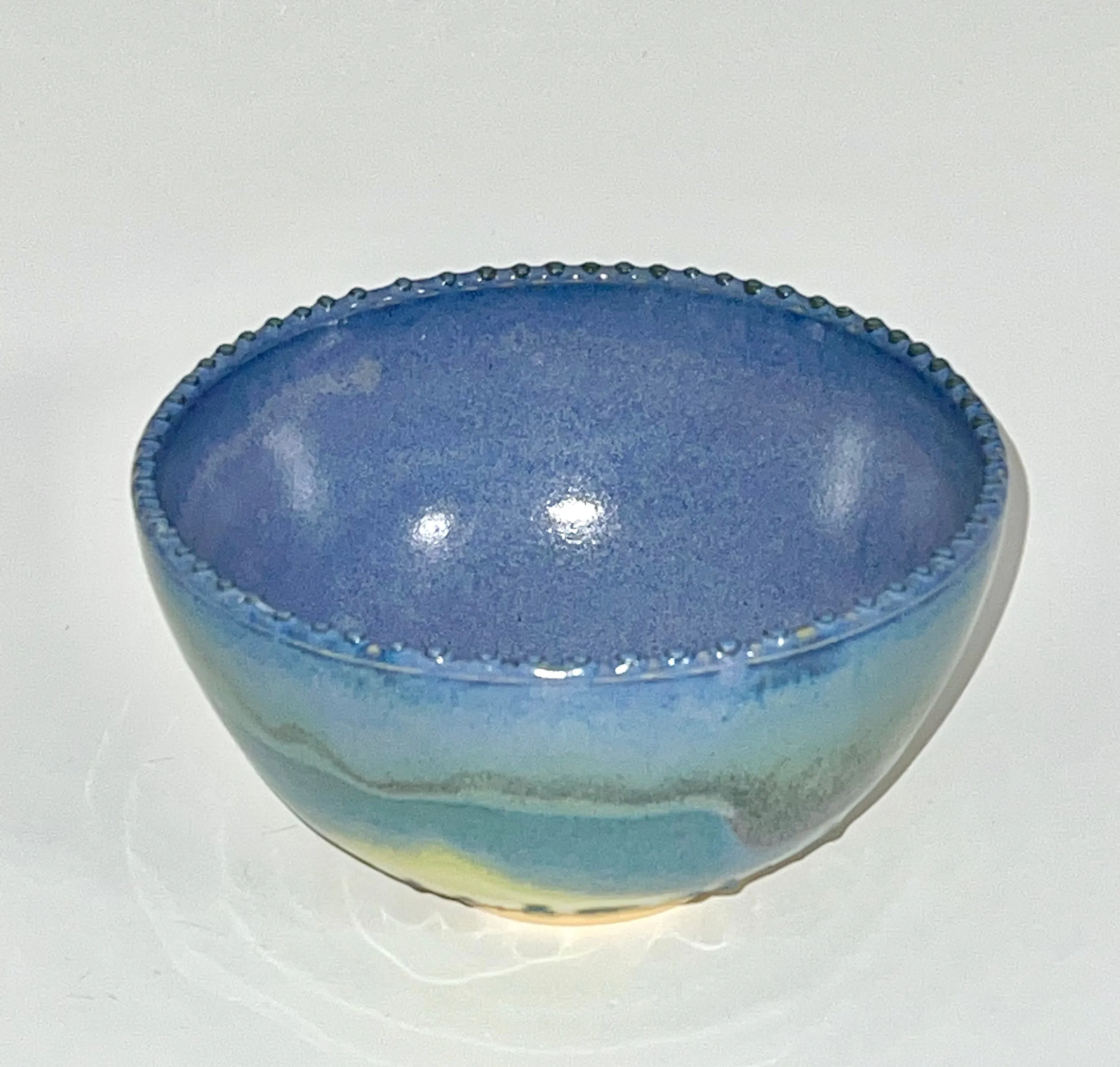 Handmade Blue Bliss Pottery Soup Bowl